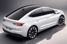 Skoda Enyaq Coupe iV rear quarter 